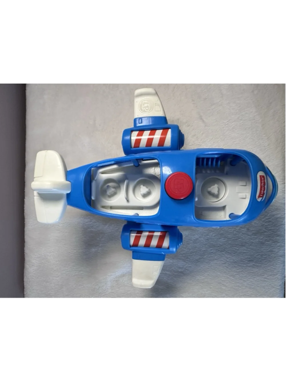 Fisher Price Little People Airplane Toy Musical Plane Figure Lights Sounds